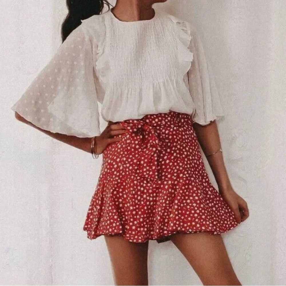 Zara Floral Printed Skort